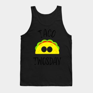 Taco Twosday Birthday Party Dos -Toddler Cinco De Mayo Tank Top